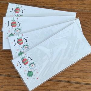 Michaels Christmas Joy Envelopes (4 Sets of  12) 9.4” x 4.3”
